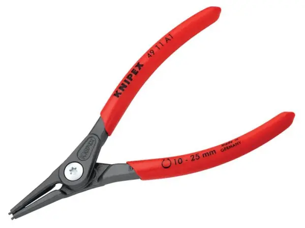 Knipex Alicate de Anel Elástico de Precisão, Externo Reto, 10-25mm