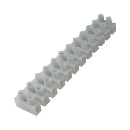 CAMDENBOSS 12-Way Nylon Terminal Strip, 450V AC, 50A