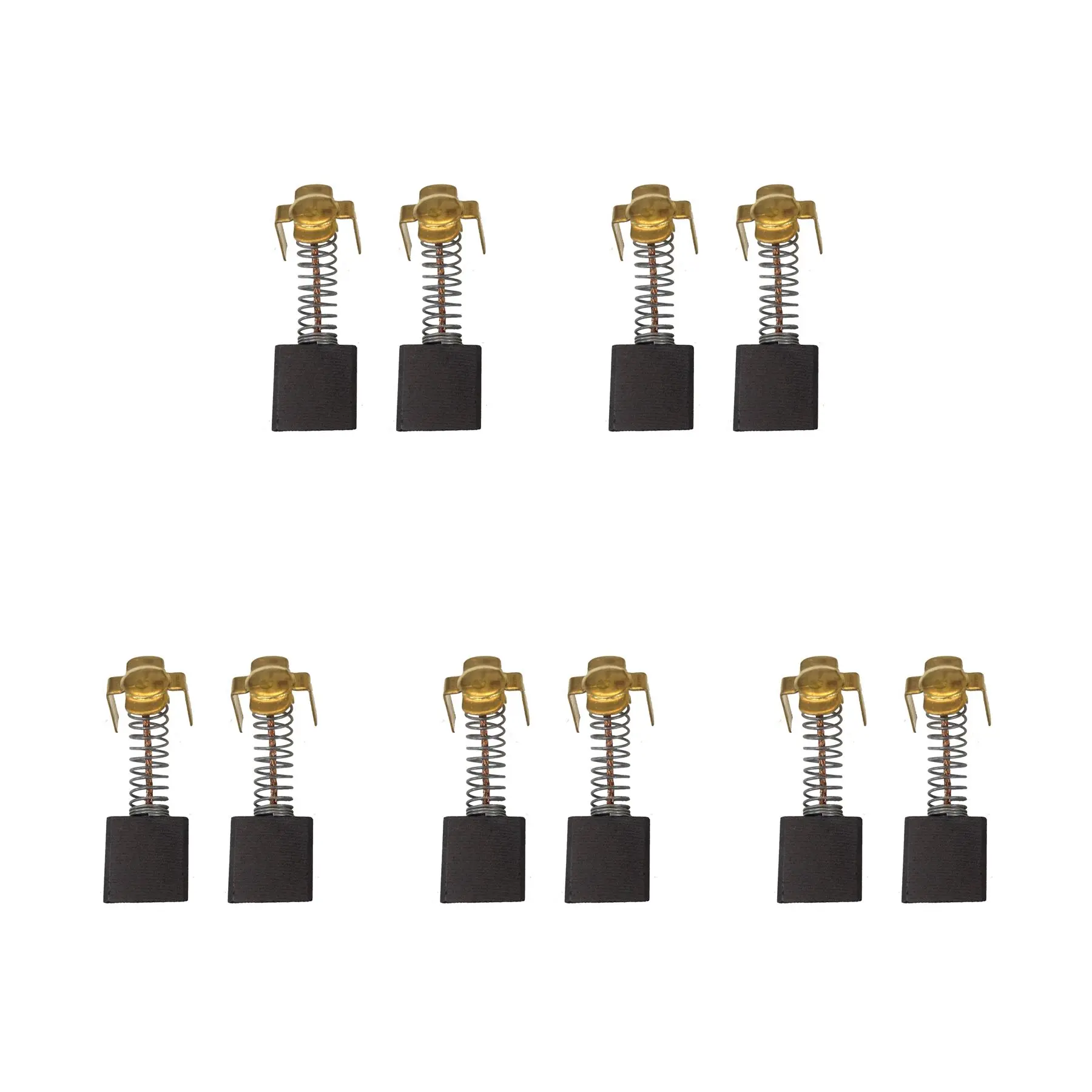 5 Sets (10 Pcs) Carbon Brushes for Makita CB204 Hammer-Grinder