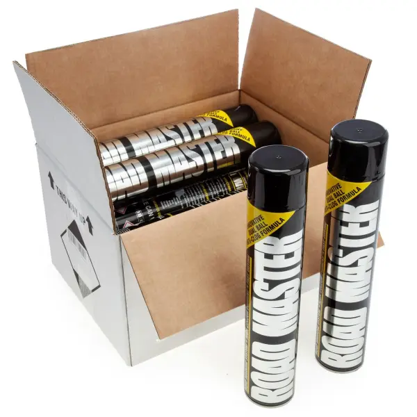 Roadmaster AARO12 Straßenmarkierungsfarbe Schwarz 750ml (Packung mit 12)