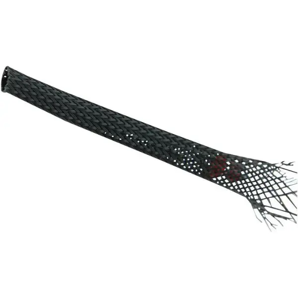 PRO POWER Expandable Braided Sleeving Black 8-16mm 10m