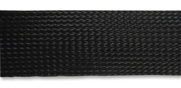 PRO POWER Expandable Braided Sleeving, Polyester, Black, 30mm x 25m