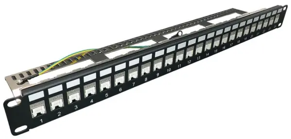 TUK - Panneau de brassage 24 ports Cat6a FTP blindé