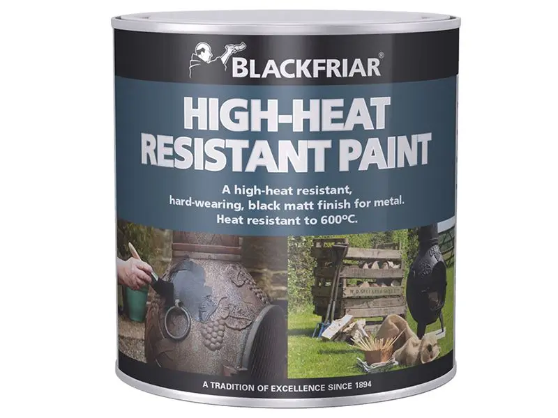 Blackfriar High-Heat Resistant Black Paint, 600°C, 250ml