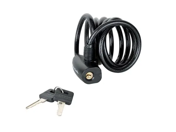 Master Lock - Kunci Kabel Bergulung Sendiri 1.8m x 8mm Hitam