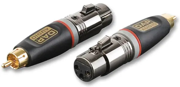 XCALIBER - Adaptor Wanita XLR 3-Pin ke Lelaki Fono (RCA)
