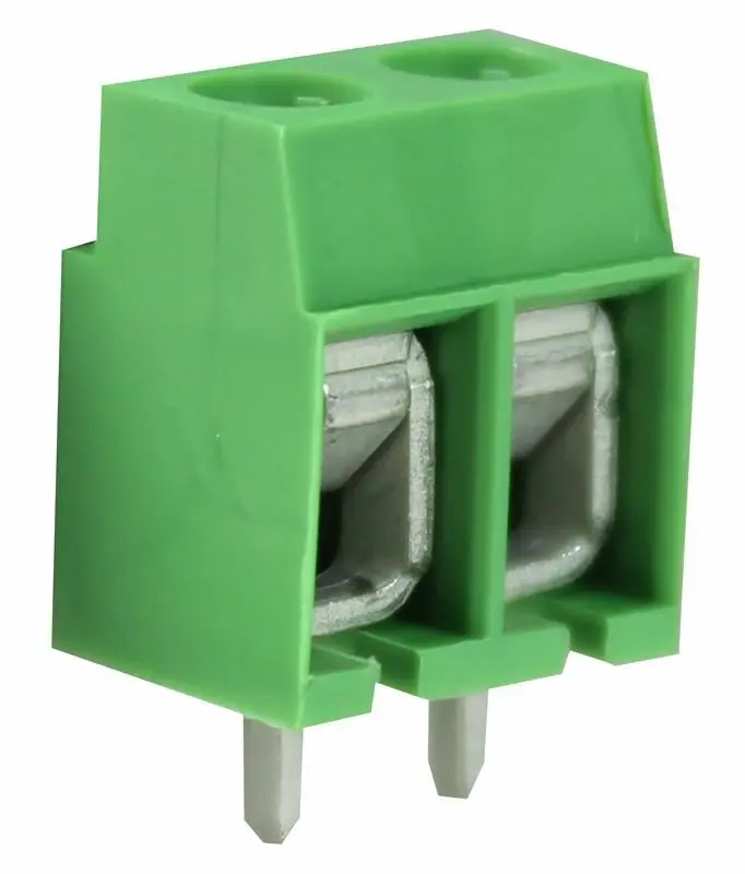 CAMDENBOSS PCB Terminal Block, Low Profile, 2-Way, 5mm Pitch