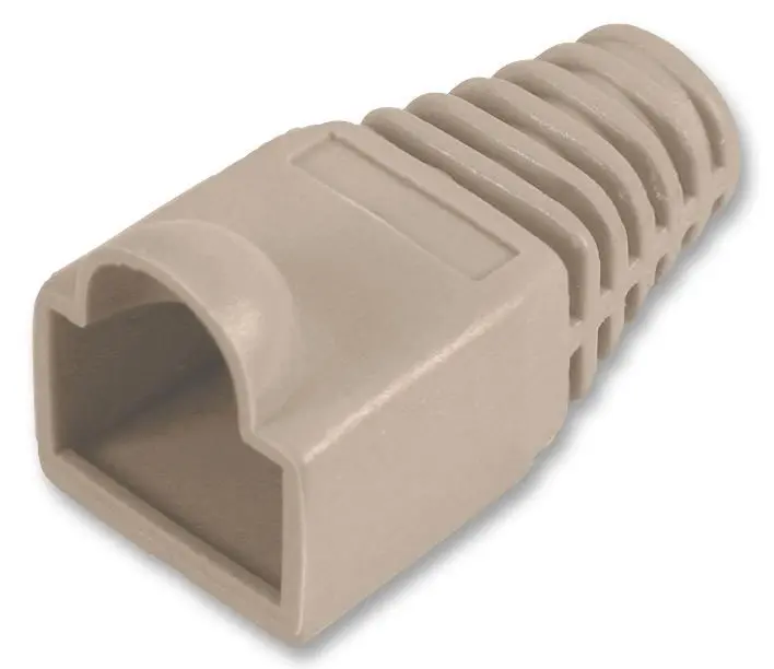 PRO POWER Rinforzo per Connettori RJ45, Beige, 6.5mm, Confezione da 50