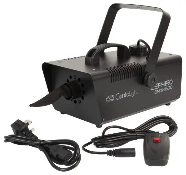 Soundsation Zephiro Snow 600 Snow Machine, 600W, 1L Tank