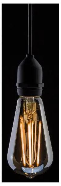 PRO-LITE 4W LED Filament ST64 Bulb, BC/B22, Amber, 1800K, 250lm, Dimmable