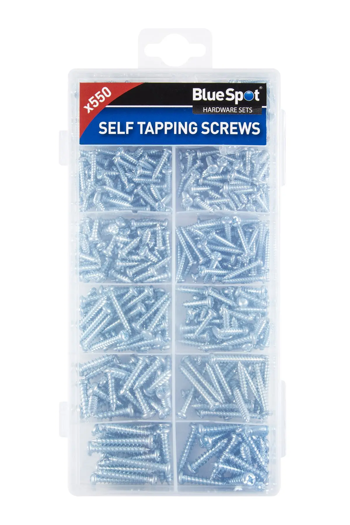Blue Spot 550-Piece Assorted Self-Tapping Screw Set