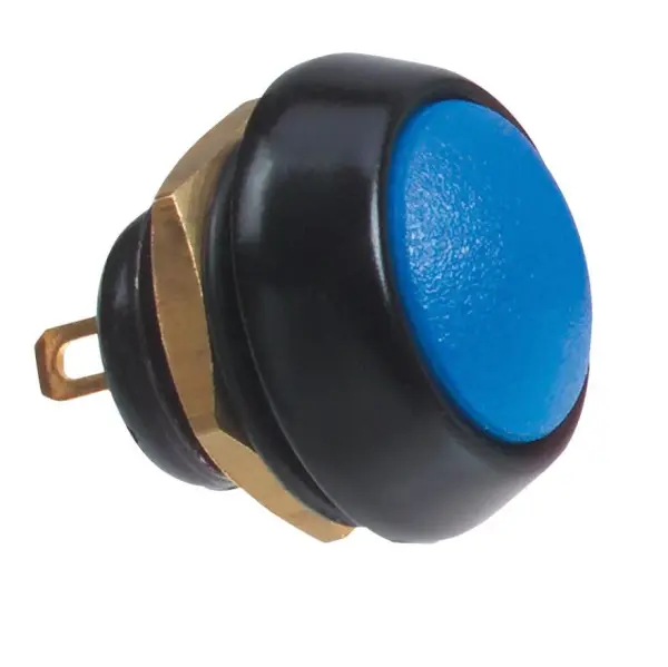 ITW Switches 59 Series Push Button Switch, SPNO, Blue, IP67