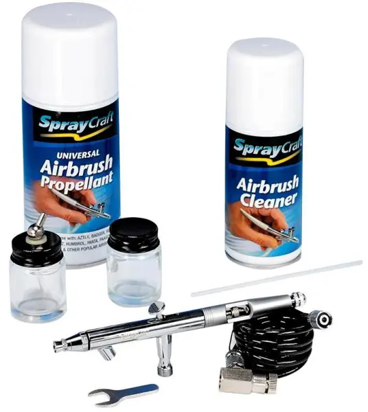 SPRAYCRAFT Dual Action Airbrush Kit