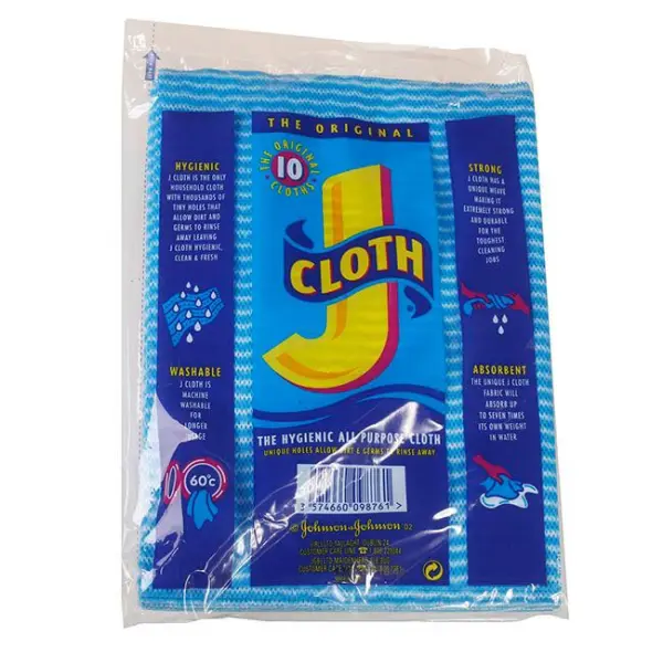 Original J-Cloths Multi-Purpose Cloths, 10 Pack