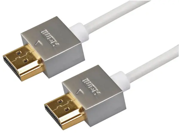 AV STAR Γρήγορη Κάλωση HDMI 4K, Λεπτό Σχεδιασμό, 10m, Λευκό