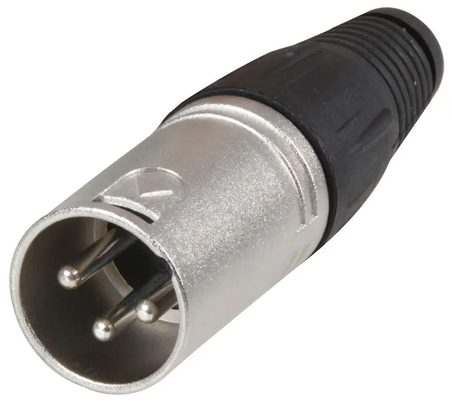 CLIFF FC6130 Conector XLR 3 Polos com Alívio de Tensão em Borracha