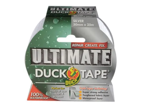 Shurtape Duck Tape Ultimate 50mm x 25m Zilver Zwaar Belastbaar