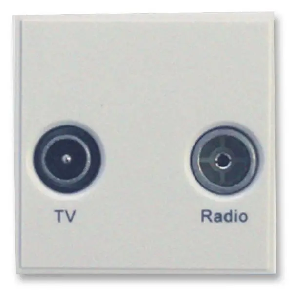 TRIAX Diplexed TV/FM-DAB Euro Module, White