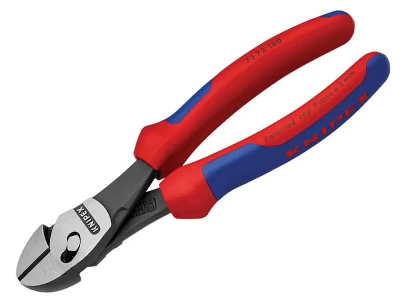 Knipex TwinForce® Šikmé kleště, 180mm, Ergonomická rukojeť