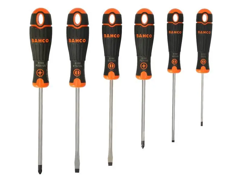 Bahco BAHCOFIT Screwdriver Set, 6-Piece
