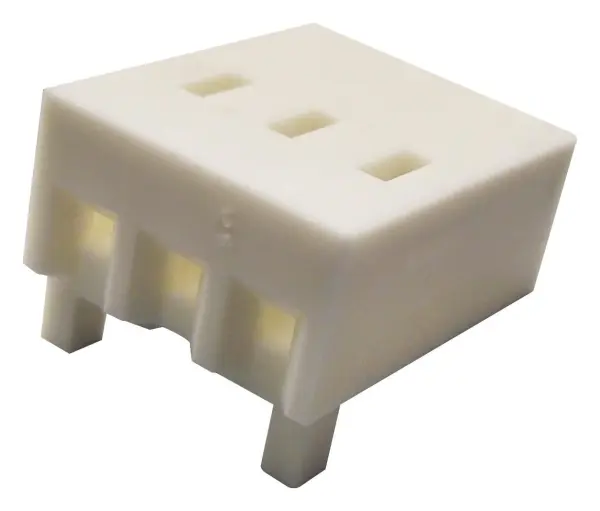 3-Way Crimp Terminal Connector Socket Receptacle Housing, 3.96mm Pitch