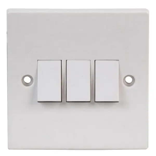 PRO ELEC トリプルライトスイッチ 2ウェイ式 ホワイト