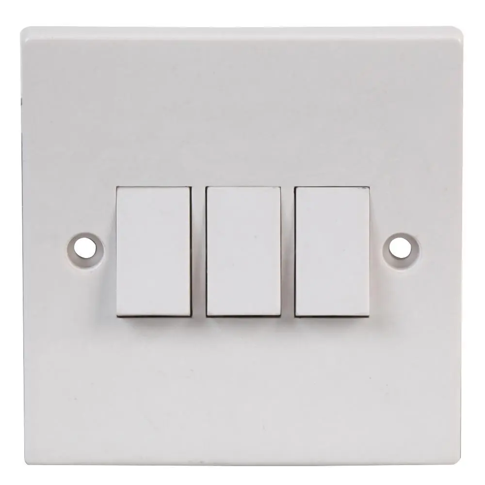 PRO ELEC 트리플 라이트 스위치 2웨이 화이트