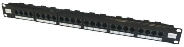CONNECTIX CABLING SYSTEMS - Painéal Paiste 24-Bhealach Cat6 UTP 1U Elite
