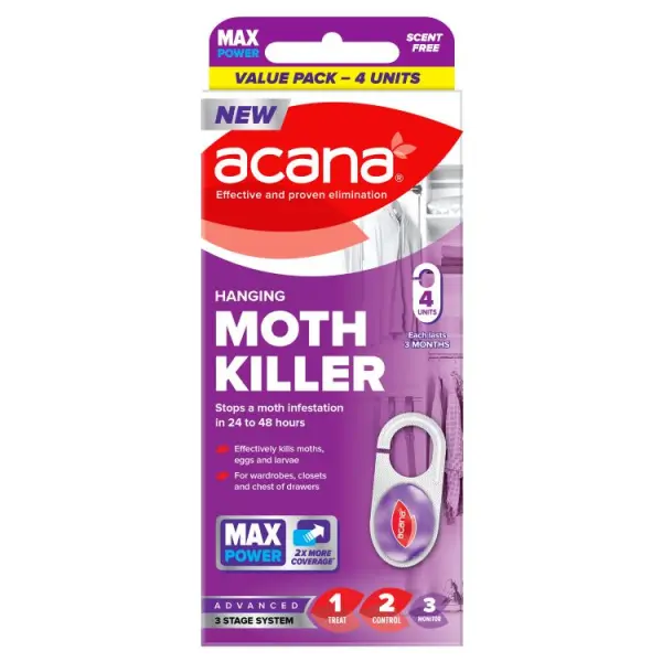Acana Max Hanging Moth Killer 4-Pack