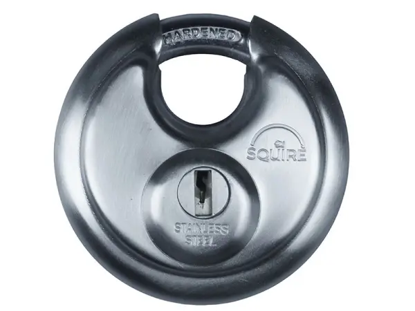 Squire DCL1 Disc Lock, 70mm, Hardened Boron Steel