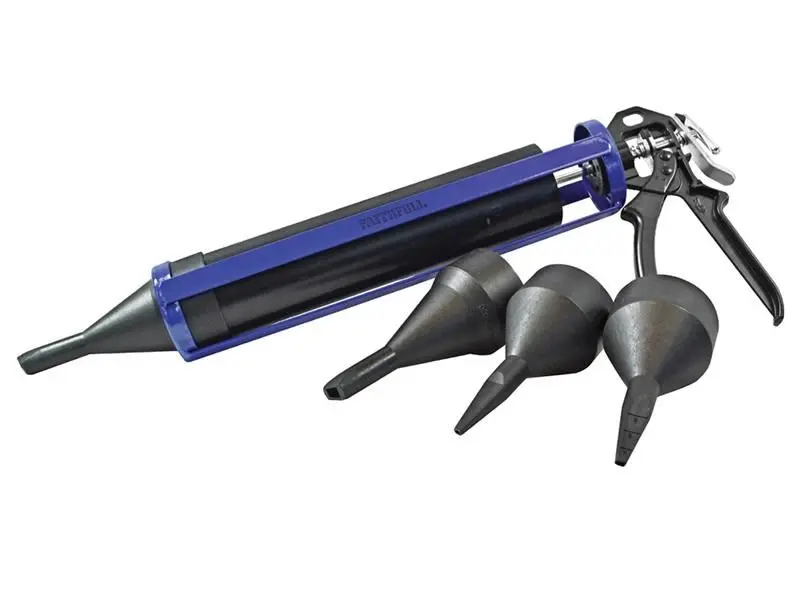 Faithfull Kit Pistola de Apontamento para Argamassa e Cimento, 16 Polegadas