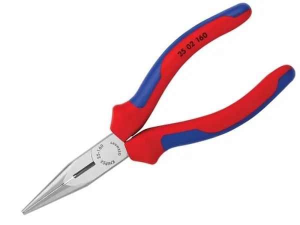 Knipex Snipe Nose Side Cutting Pliers with Multi-Component Grip, 160mm