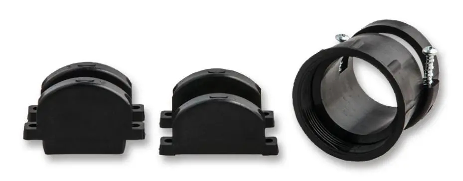 TE Connectivity - Clamp Cábla, Méid 11, Dubh, Uas. 11.51mm