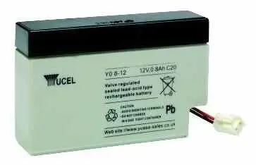 YUASA Yucel 12V 0,8Ah versiegelte Blei-Säure-Batterie