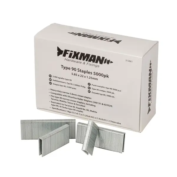 Fixman Συντρίμματα Συρμάτινα Type 90 - 5.8 x 22 x 1.25mm (5000 τεμάχια)