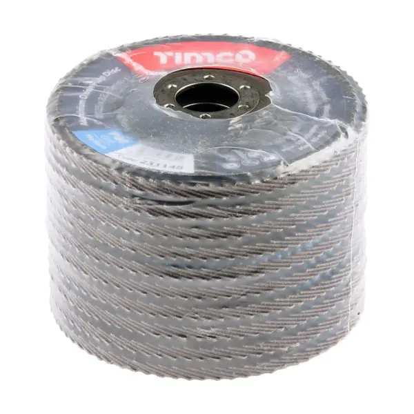 Timco - Disques à lamelles en oxyde d’aluminium, set P80
