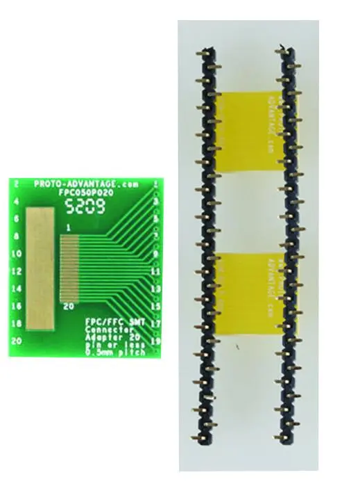 PROTO ADVANTAGE DIPアダプター FPC/FFC SMT 0.5mm 20ピン