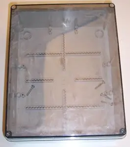 OLAN IP56 Thermoplastic Junction Box, 240x190x90mm, Transparent Lid