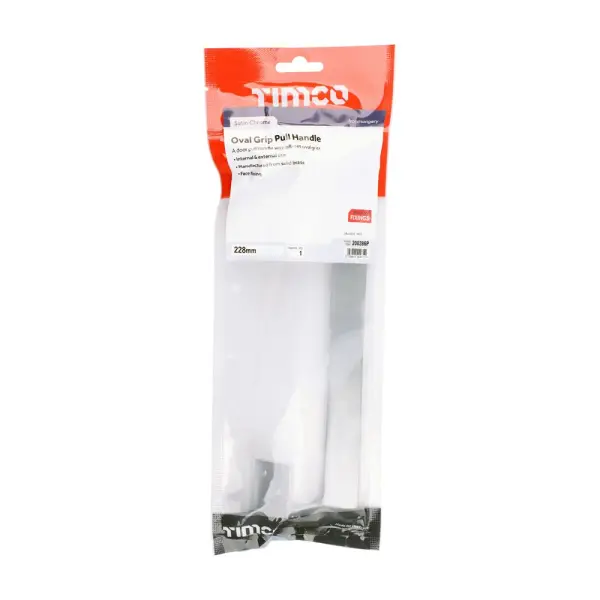 Timco - Pegangan Tarik Oval Grip - Satin Chrome