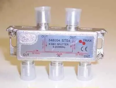 TRIAX TSS-SAT 4-Wege-Satellitenverteiler, 5-2400MHz