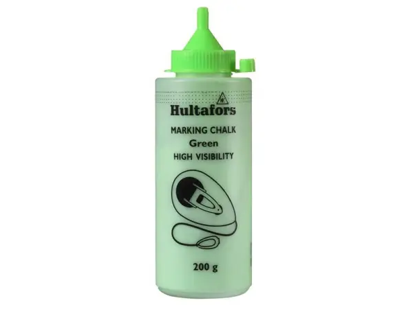 Hultafors Tiza Fluorescente Verde para Líneas, 200g