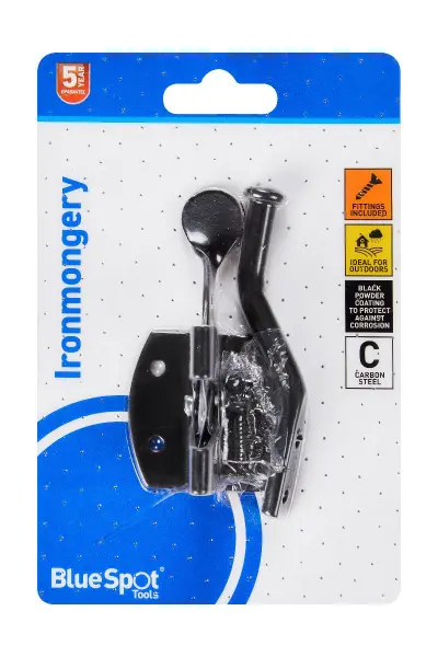 Blue Spot Tools - 50mm Zwart Gelakte Auto Poortsluiting
