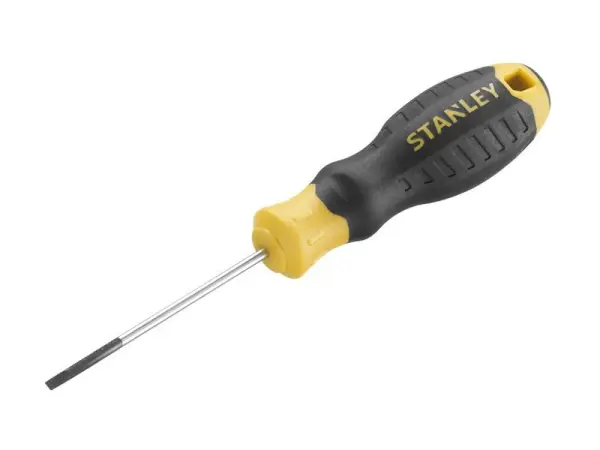 STANLEY CUSHION GRIP Screwdriver, Parallel Tip, 2.5 x 75mm