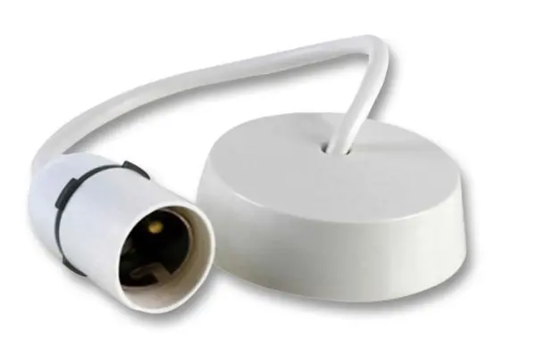 PRO ELEC 9인치 T2 천장 펜던트 세트, 화이트