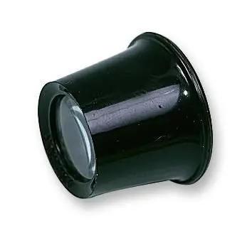 RARAION זכוכית מגדלת 10x עם מוקד של 1/2 אינץ'