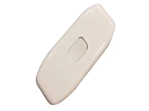 Dencon 3 Core Through Switch 6A, White