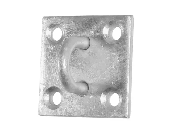 Plaque à gonds galvanisée Faithfull, 50x50mm