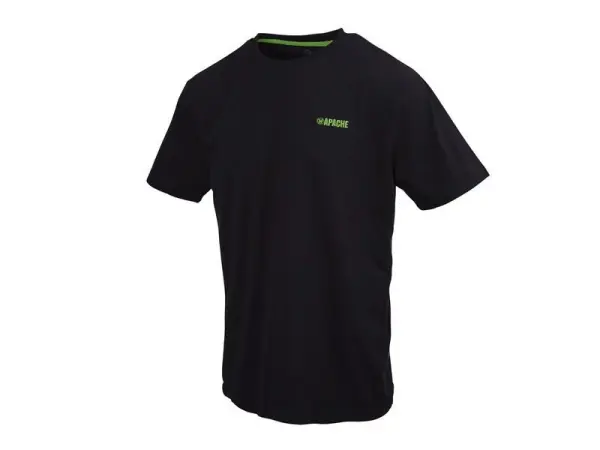 Apache Delta Black T-Shirt, Poly-Cotton, XXL (47/49in)