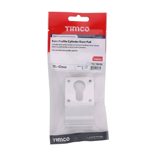Timco - Poignée de porte pour cylindre européen