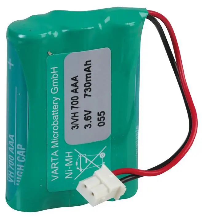 Pacote de Baterias VARTA 700mAh AAA NiMH, 3.6V
